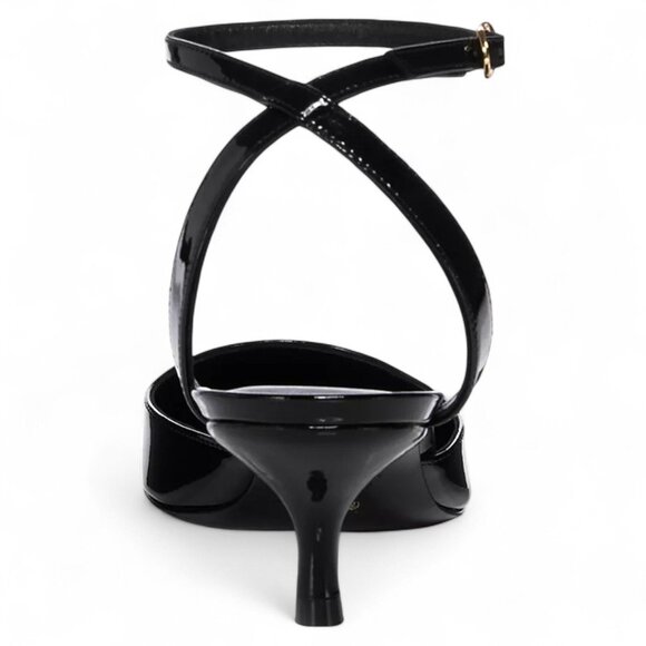 Stuart Weitzman Women's BarelyThere 50 Pointed Toe Kitten Heel Pumps - Picture 4 of 4